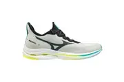 Mizuno Womens Wave Rider Neo Neutral Cushioned Running Shoes (Grey/Blue)