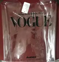 在飛比找Yahoo!奇摩拍賣優惠-【特價399】VOGUE 獨家精品【PVC時尚透明手提袋 (