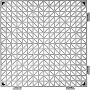 50PCS 30 x 30CM Modular Interlocking Cushion Interlocking Rubber Floor Drain Holes Non-Slip Splicing Drainage Mats for Deck, Shower, Kitchen, Drain Pool, Sauna Bath, Indoor Outdoor,Grey.