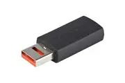 StarTech.com Secure Charging USB Data Blocker Adapter, Male/Female USB-A Data Blocking Charge/Power-Only Charging Adapter for Ph
