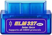 ELM327 OBD2 Code Reader Bluetooth Scan Tool, Car Auto Interface Adapter Diagnostic Tool Scanner for Android and PC,Interface OBDII OBD2