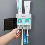 Wall Mounted Automatic Toothpaste Squeezer Toothpaste Dispenser Magnetic Holder