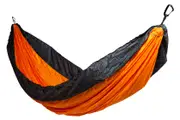 Travel Hammock - Dark Cheddar Body & Bluebery Border Double