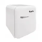 46L White Retro Style Mini Table Bar Fridge/Refrigerator Cooler w/ Shelf/Tray