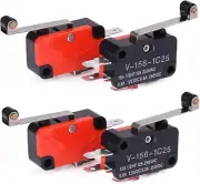 V-156-1C25 Micro Limit Switch Long Hinge Roller - 4 Pack*