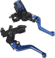 Universal Motorcycle Brake Levers, Break Off Lever, Universal Master Cylinder Levers for Motorcycle(Blue)