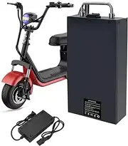 60V Ebike Battery 60V Electric Bike Motorcycle Battery 60V 12Ah 15Ah 20Ah 25Ah Lithuim Battery Trike 0-1500W with Charger,60v,12Ah
