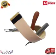 NEW SHARPEND WET STRAIGHT RAZOR + WIDE LEATHER SHARPENING STROP STRAP BELT