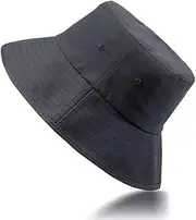 [Yizhichu1990] Big Size XL Bucket Hat - Men Women Plain Oversize Packable Summer Travel Cap