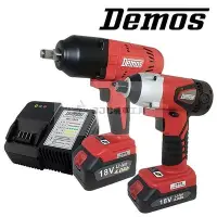 在飛比找Yahoo!奇摩拍賣優惠-JJC機車工具 DEMOS 18V電動衝擊板手/18V電動起