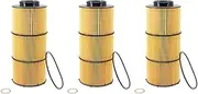 Oil Filter LF17800 Compatible with 2020+ DD13 DD15 DD16 Detroit Diesel Engine Replace A4721842325 A4721842425 19863920 P582506 A4711800009 A4711800209(Set of 3)
