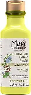 Maui Moisture Lightweight Curls + Citrus Fragranced Flaxseed Conditioner For Curly & Wavy Hair 385mL