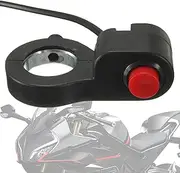 Motorcycle Horn Start Button – Handlebar switchs, Engine Control | universall On Off Ignition Button, Waterproof Push switchs for ATV Scooter Dirt Bike, Convenient Riding Accessory