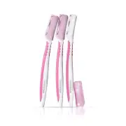 LetsShave Evior Reusable Face & Eyebrow Razor-Pack of 3 For Face, Eyebrow, Chin