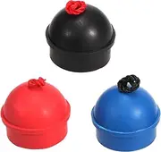 YaSao 3PCS Cue Chalk Holder Rubber Billiards Chalk Holder Pool Cue Chalk Case with String