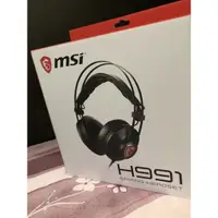 在飛比找蝦皮購物優惠-MSI 微星 H991電競耳機