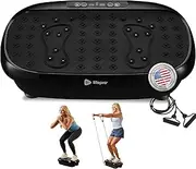 Lifepro Compact Vibration Plate Exercise Machine, Mini Full Body Vibration Platform Exercise Machine for Lymphatic Drainage with Acupressure Nodes, Burn Calories, Helps Alleviate Back & Joint Pain