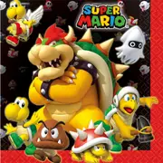Super Mario Bros. Large Napkins / Serviettes (Pack of 16)