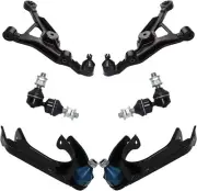 Front Upper Lower Control Arms + Sway Bars 96 - 00 Cirrus Sebring Stratus Breeze
