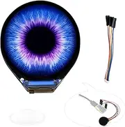 UeeKKoo 0.71inch Round LCD Display Module 160x160 Resolution SPI Interface 65K Colors IPS Panel Using SPI Bus, Compatible with Raspberry Pi Pico/Pi Pico 2/Pico 2 W/ ESP32