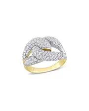 14K 1.40 ct. tw. Diamond Knot Cluster Ring