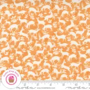 Moda PUMPKINS & BLOSSOMS 20422 12 Orange Cream Deer FIG TREE Quilt Fabric FALL