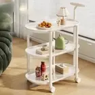 2/3 Layers Side Table White Coffee Tea Table High Quality Corner Table
