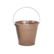 Rose Gold Mini Galvanized Bucket 12cm