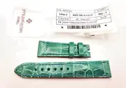 NEW OEM Patek Philippe Turquoise Green Alligator Watch Strap 17/14 mm 95+55mm