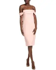 Laundry by Shelli Segal Off-The-Shoulder Sheath Dress