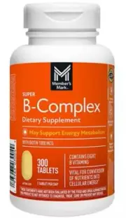 Member's Mark Super B-Complex Dietary Supplement (300 Count)