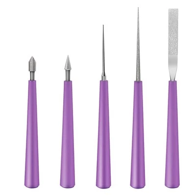 5PCS Bead Reamer Set Diamond Tipped Bead Reamer Beading Hole Enlarger Tool9532