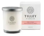 Tilley Scented Soy Candle Pink Lychee 240g