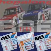 Scalextric/Slot/Diecast Car 1/43 Scale "Datsun BRE" Waterslide Decals