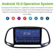 9" Android 10.0 1+16GB Radio Stereo GPS Navi For Fiat Doblo 2015-2019 2.5DScreen
