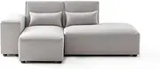 3 Seater Modular Lounge Set Right Corner Chaise Suite Sofa Fabric Sectional Ottoman Couch