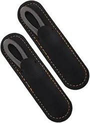 TOVINANNA 2Sets Stainless Steel Double Sided Nail File with Protective Case Durable Travel Nail for Manicure and Pedicure Gentle Nails Suitable for Professionals and Everyday