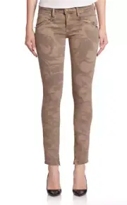Current/Elliott Camo Commando The Silverlake Camo Zip Skinny Jeans Sz 29 L25429