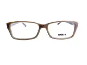 New DKNY Gray Taupe Rectangular Lucite Eyeglasses DY4624 3521 54 16 140