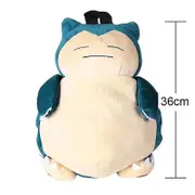 New Pokemon Backpack Plush Suffed Toy Kawaii Pikachu Mimikyu Eevee Mew Gengar Snorlax Bag Soft Schoolbag Children'S Day Gift