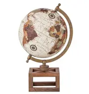 Amalfi Globo Vintage World Globe Rotating Educational Geographic Desktop Decor