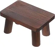 Step Stool for Seniors Portable Bathroom Potty Stool Lightweight Utility Chair for Kitchen Office Garden Modern Design with Sturdy Wood Construction