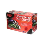 SAAS Car Cover Indoor Classic Extra Large 5.7m Red With White Stripes