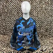 NEW JT Team Dynasty Odyssey Pro Dragon Paintball Jersey - Blue - Large