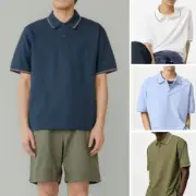 UNIQLO JW ANDERSON Dry Pique Polo Shirt Unisex 4 Colors XS-4XL Short sleeve