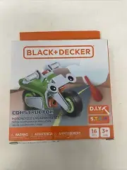 Black + Decker Constructor Motorcycle Engineering Set 16 PC Black & Decker