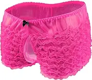 [Extlps] Pouch Panties Men'S Lace Bikini Briefs Lingerie Girlie Underwear Sexy For Men, Sissy Panties,