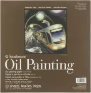 Strathmore 400 Series Oil Painting Pad 12"X12"-10 Sheets
