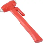 KIMISS Car Safety Hammer, Car Safety Hammer Steel Emergency Escape Tool Seatbelt Cutter Window Breaker (Red Large)