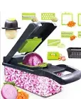 15- In - 1 Vegetable Fruit Chopper Cutter Food Onion Veggie Dicer Slicer Kitchen